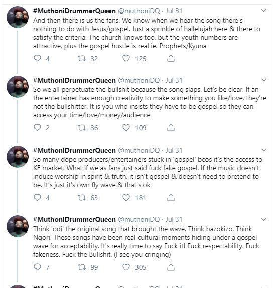 Muthoni drummer queen to Willy Paul