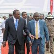 President Uhuru Kenyatta with Finance CS Henry Rotich