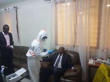 CS Mutahi Kagwe gets tested for Covid-19