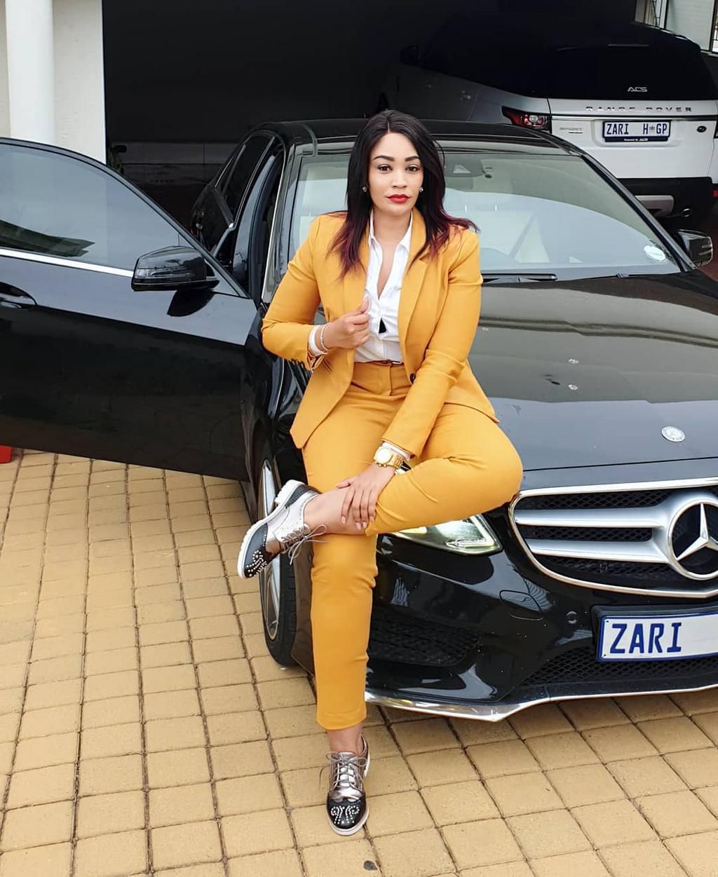 Zari with her Merc (Instagram)