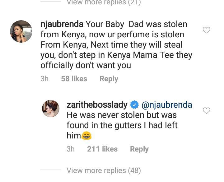 Zari Hassan’s reaction after being told Tanasha snatched Diamond from her