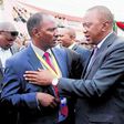 President Uhuru Kenyatta with Marsabit Governor Ukur Yattani