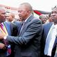 President Uhuru Kenyatta with Marsabit Governor Ukur Yattani