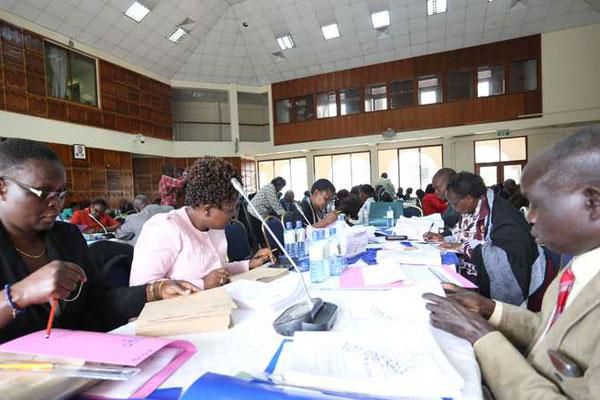 Principals from various teachers training colleges participating in national recruitment exercise of trainee teachers