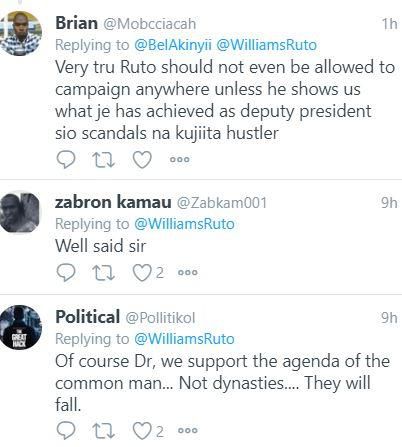 Kenyans react to DP Ruto's tweet on Referendum