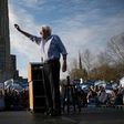 Biden Looms, but Sanders is running his own race