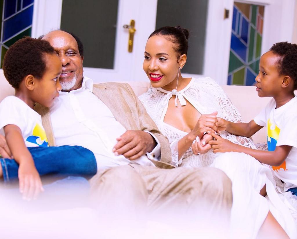 Reginald Mengi with his Wife Jacqueline Mengi