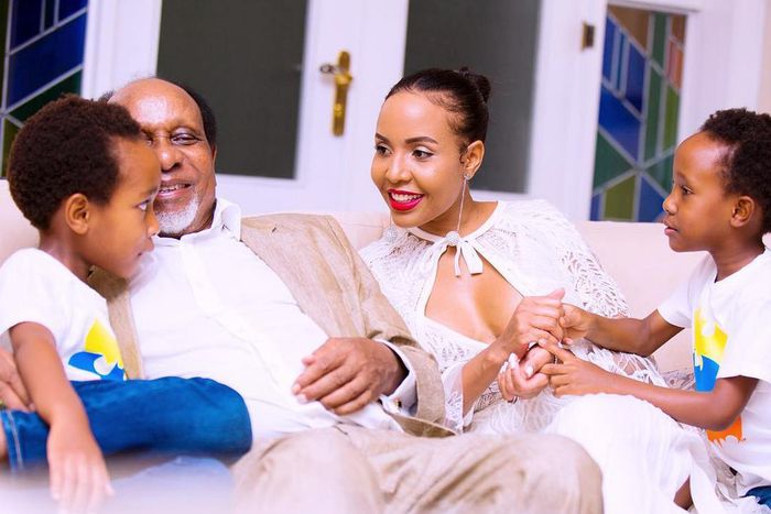 Reginald Mengi with his Wife Jacqueline Mengi