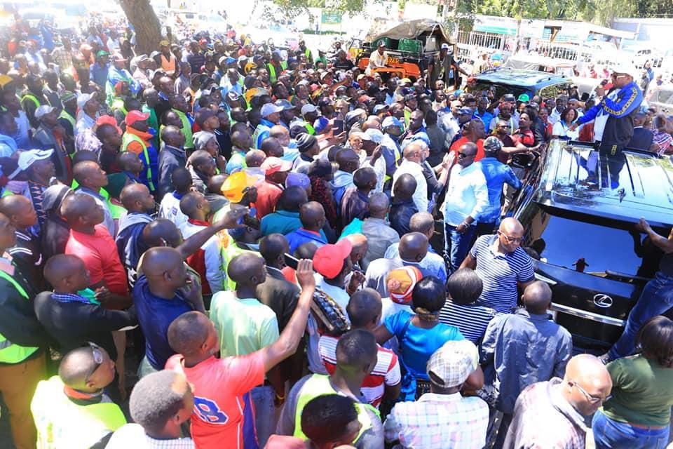 Drama as Sonko forces hotel manager to taste his food, brings Nakuru to a stand-still [Photos]