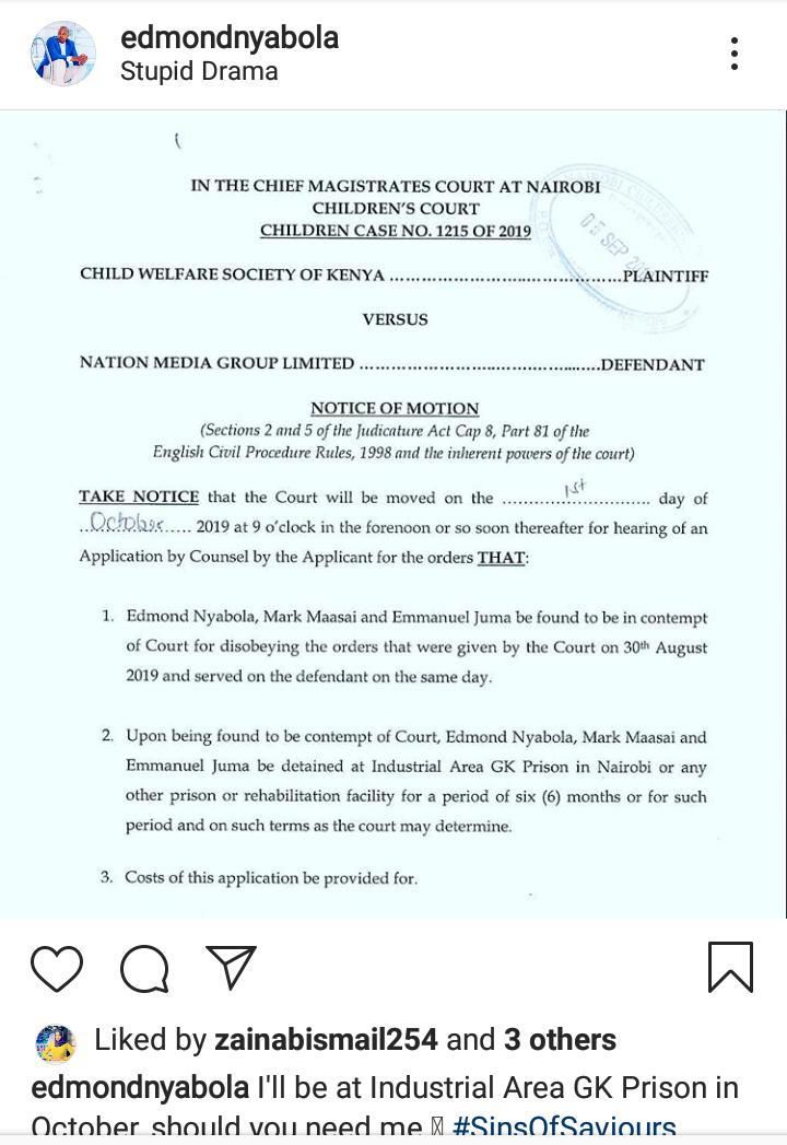 Why these 3 NTV news anchors may spend 6 months at Industrial Area GK Prison