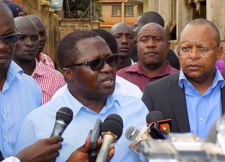 File image of Ikolomani MP Bernard Shinali