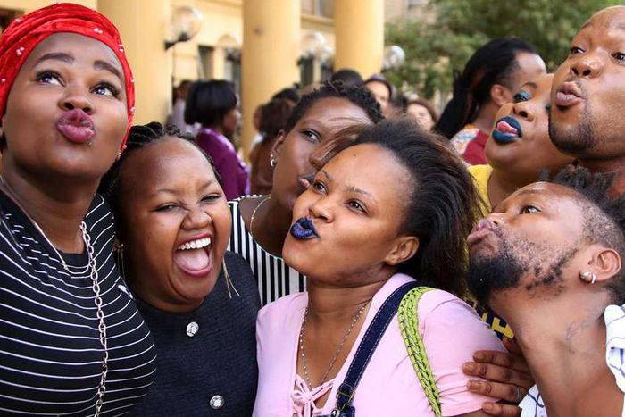 Members of LGBT community take at the High Court on February 22, 2019. Photo courtesy of Nation