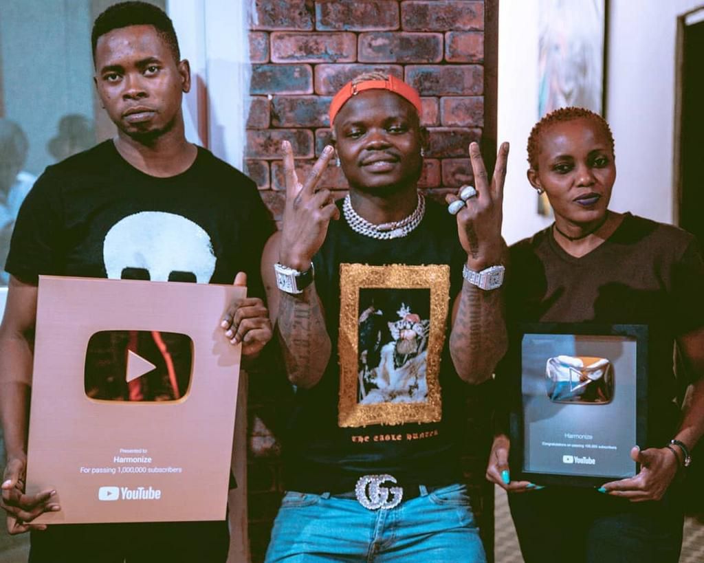 Harmonize hits 1 million subscribers on YouTube