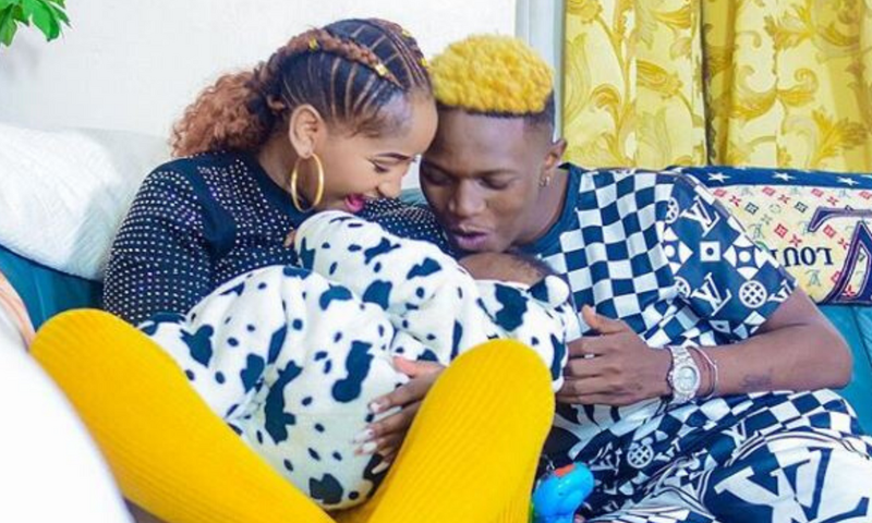 Mr seed and wife Nimo Gachuiri reveal son's face for the first time [Photo]