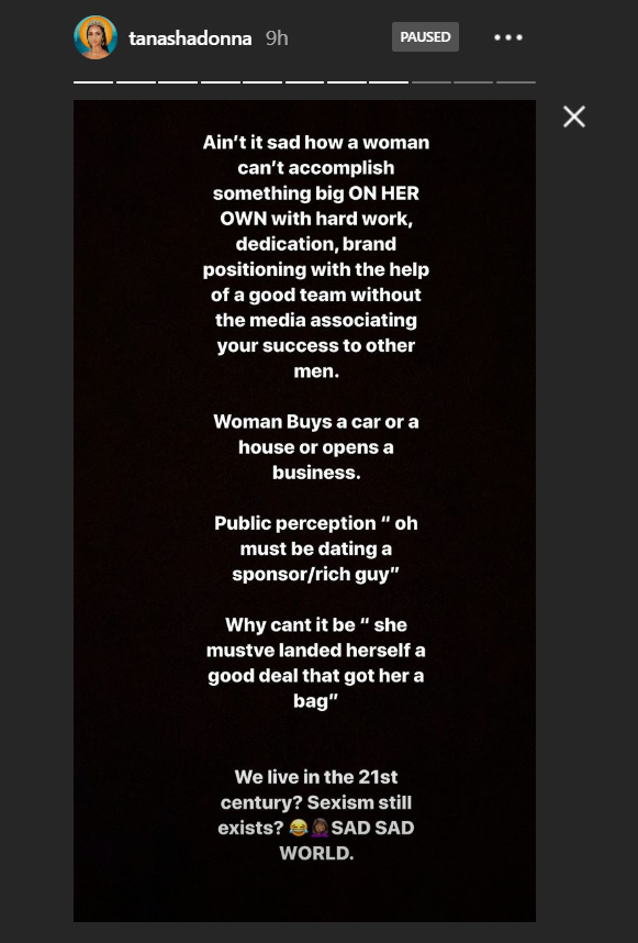 God is my sponsor- Shouts Tanasha Donna after reports of moving into a new Mansion