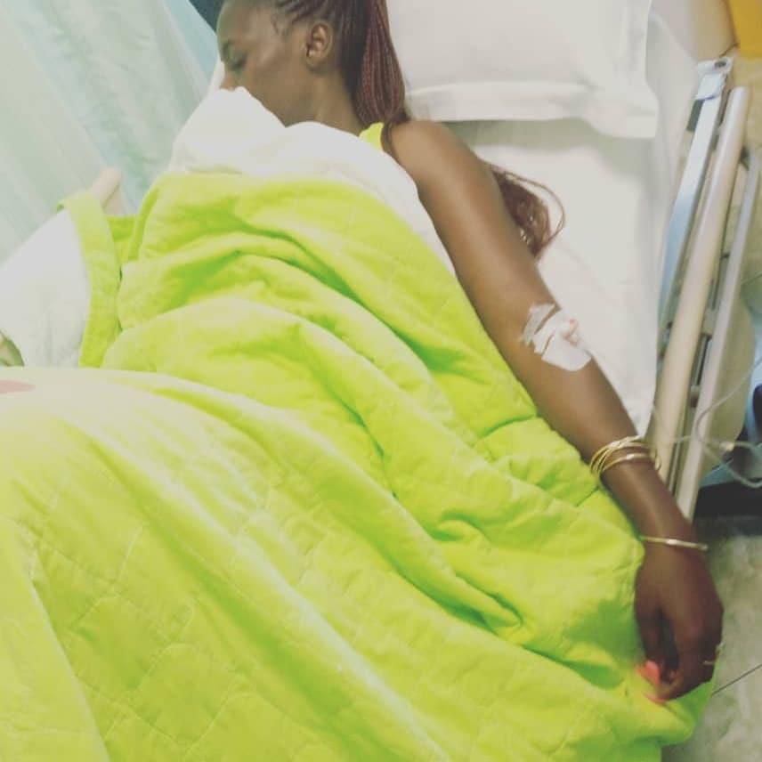 Akothee hospitalized days after returning to Kenya
