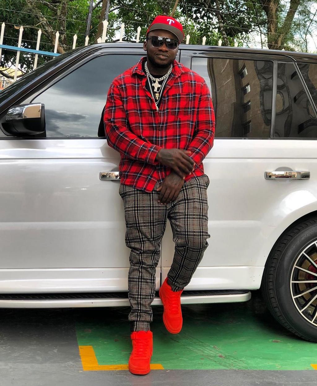 Bahati’s reaction after Khaligraph Jones referred to him as ‘Mtoto wa Diana’ in new song