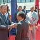 A file photo of President Uhuru Kenyatta at a  past function at DCI Headquaters