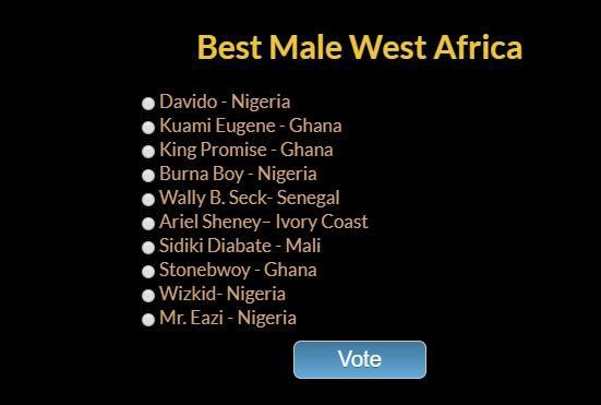 Full List of Nominees for 2018 African Muzik Magazine Awards