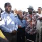 File image of Rapael Tuju with Raila Odinga, Anyang Nyongo and CS Keriako Tobiko