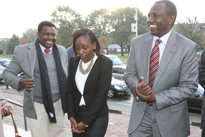 File image of DP Ruto with June Ruto at the ICC in 2013 She is Kenya's highest ranking diplomat in Poland where Echesa reportedly went to inspect military equipment in the Sh40B scandal