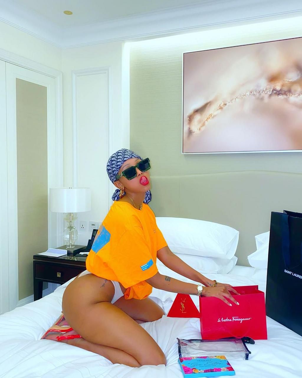 Huddah Monroe finally admits being miserable while dating old men for Money (Video)