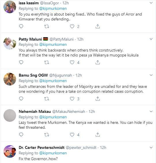 Murkomen lights up Twitter after DPP Haji’s orders to arrest Waititu,wife over corruption
