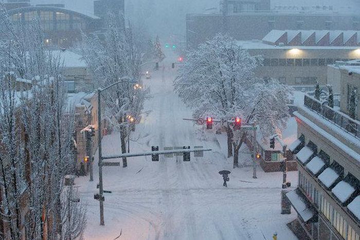 Amtrak train freed from snow after being stranded for 36 hours in Oregon mountains
