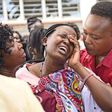 Kipyegon Kenei's fiance Judy Chepsoi overcome with grief upon seeing the deceased's body at Umash Funeral Home in Nakuru County on March 6