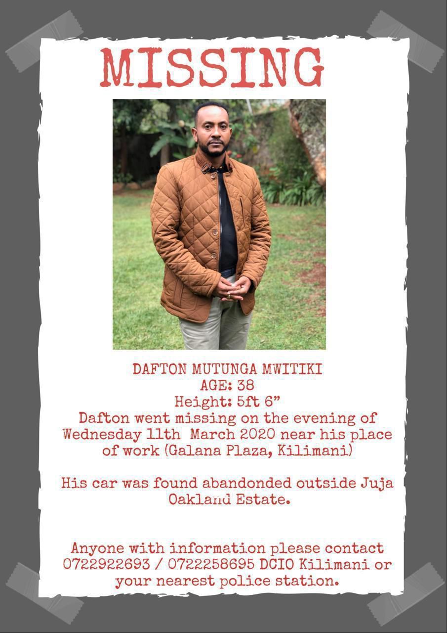 Missing businessman’s car found abandoned near dam, family appeals for help