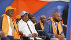 File image of (L-R) Raila Odinga, Kalonzao Musyoka and Hassan Joho