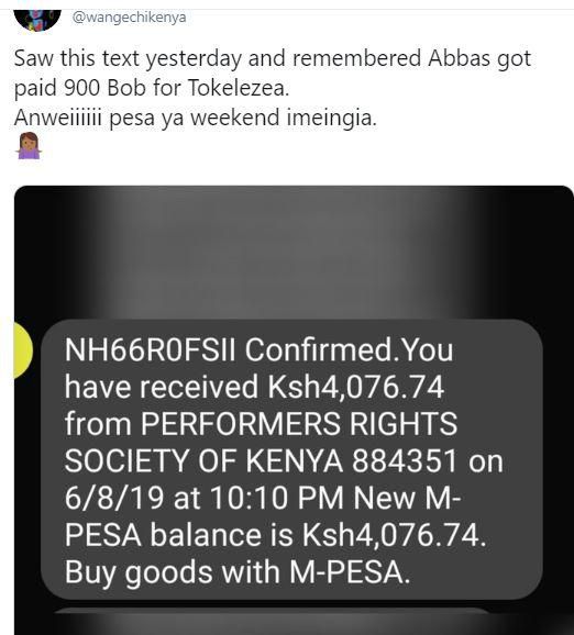 Hilarious reactions as Kenyan musicians receive Sh2500 from MCSK