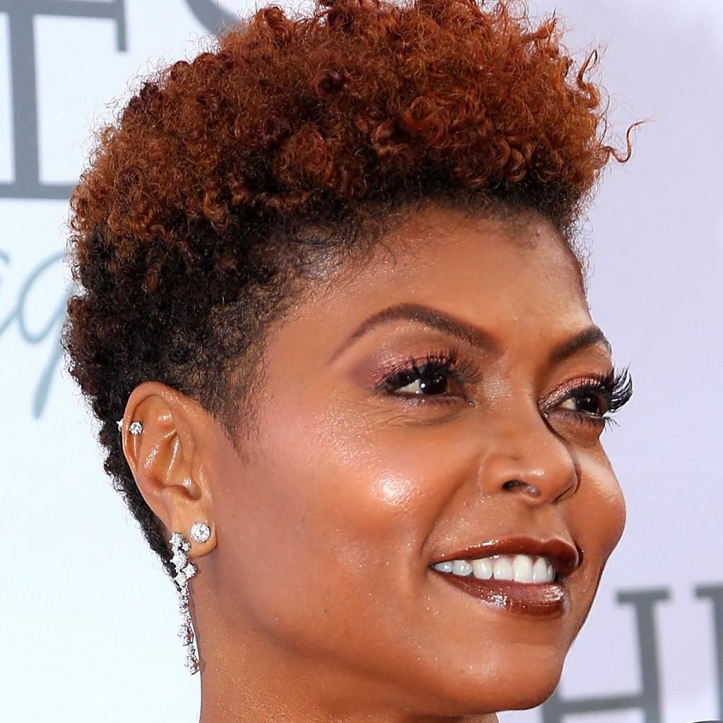 Taraji Henson's tapered cut (Pinterst)
