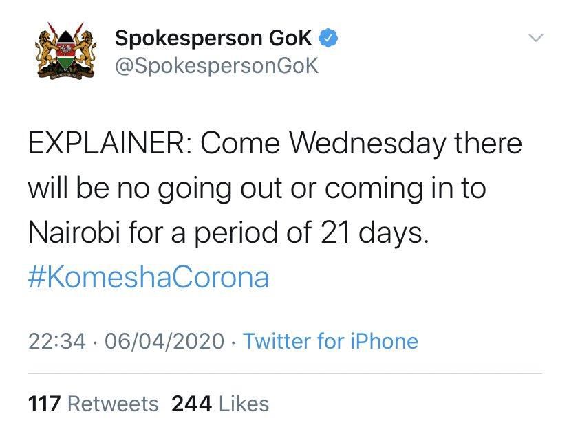 President Uhuru Kenyatta's communication criticized over confusion in Covid19 directives