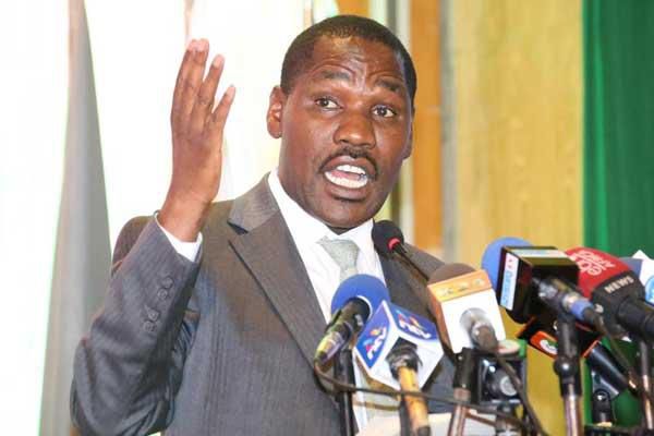 Trade CS Peter Munya during a past media briefing