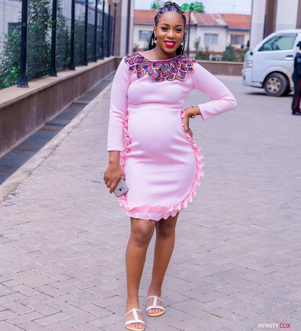 Bahati with his Wife Diana Marua