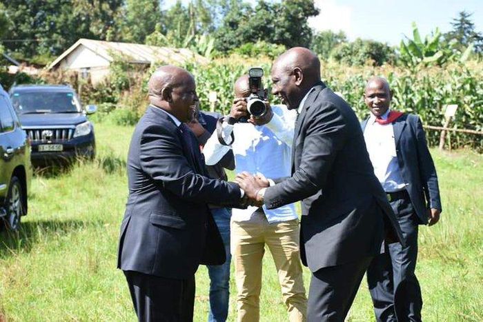 DP William Ruto with Nyeri Governor Mutahi Kahiga