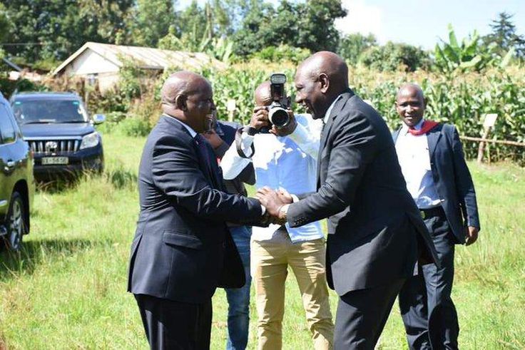 DP William Ruto with Nyeri Governor Mutahi Kahiga