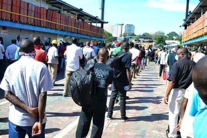 Kenyans forced to stand 1 metre apart on ferry, waiting bay at Likoni after stampede