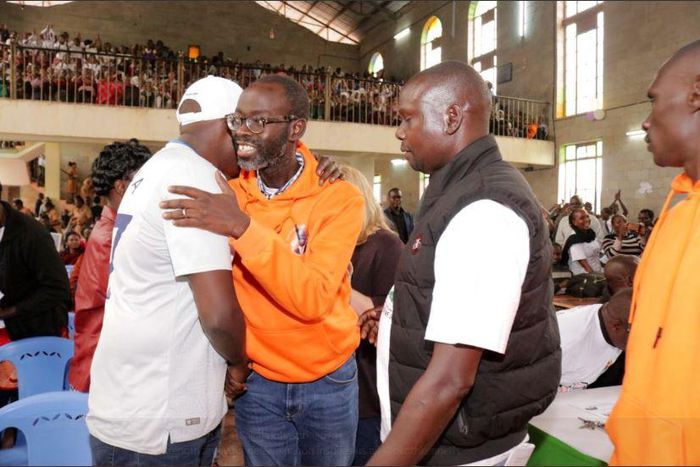 Kibra MP Ken Okoth lands in Kenya after long battle with cancer, mopped with love at first public event