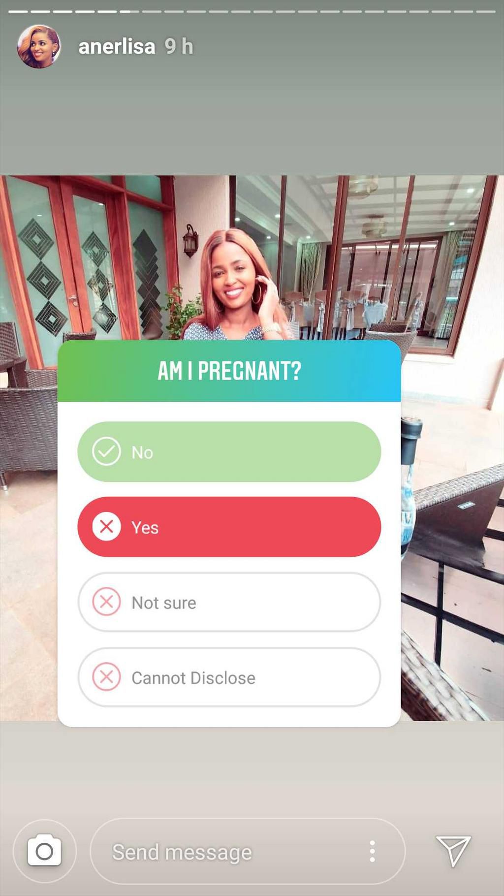 Anerlisa responds to pregnancy speculations (Instagram)