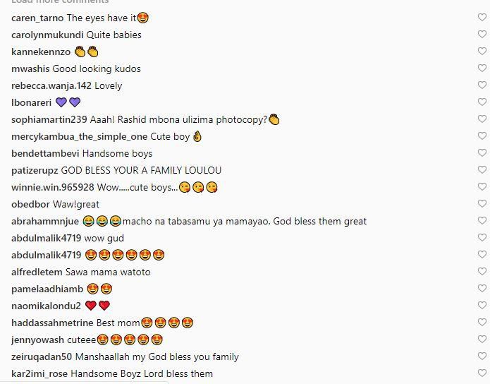 Comments on Lulu Hassan's kids photos