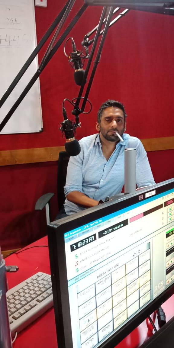 Media personality Fareed Khimani