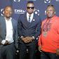 Diamond with his managers Mkubwa Fella and Sallam. Fella has asked him to collabo with archrival Alikiba.