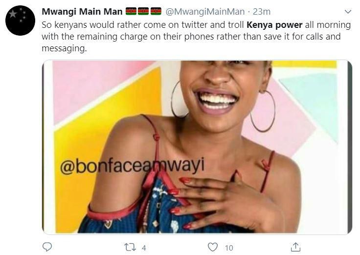 Funny memes Kenyans are sending after Kenya Power, Umeme Uganda announced nationwide power outages
