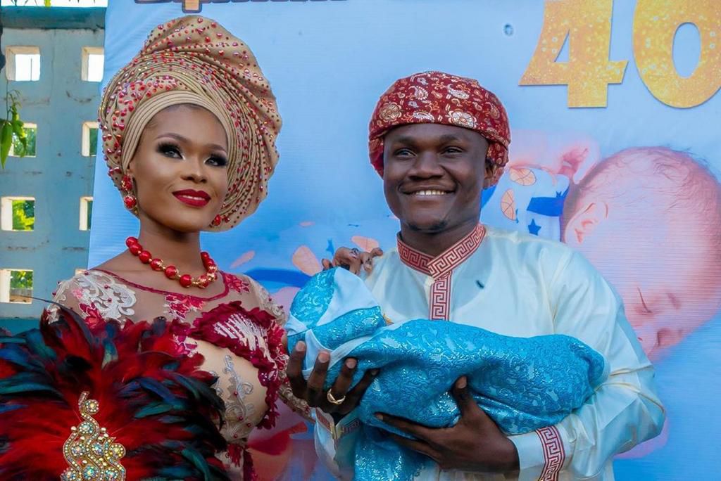 Mbosso celebrates son's 40 days after death of baby mama (Photos)