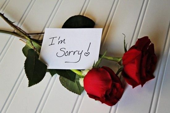5 romantic ways to say “I'm sorry” to your love one