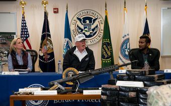 In Texas visit, Trump presses his argument that there's a border 'crisis'