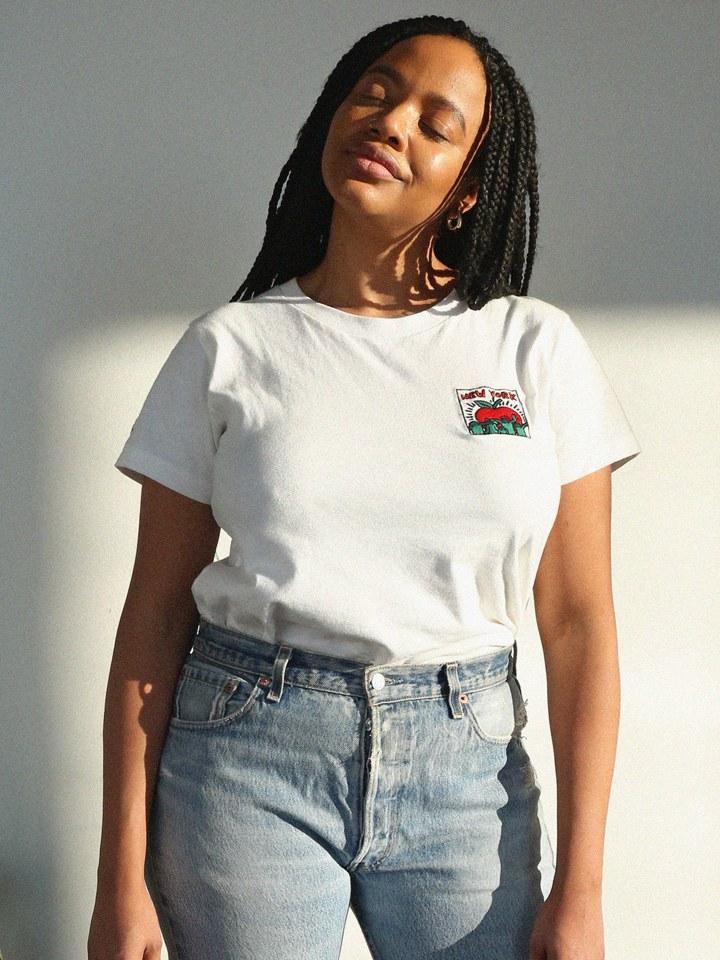 High- waitsed jeans (self)