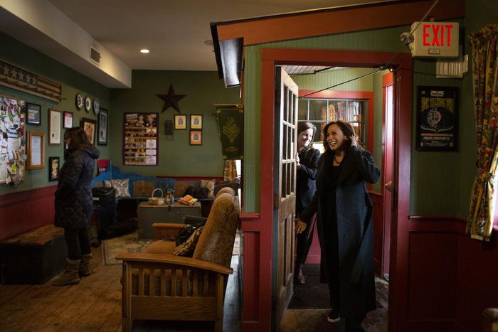 Kamala Harris Tells New Hampshire: 'I Am Not a Democratic Socialist'